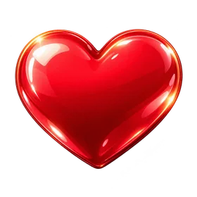 Magneet: rood hart
